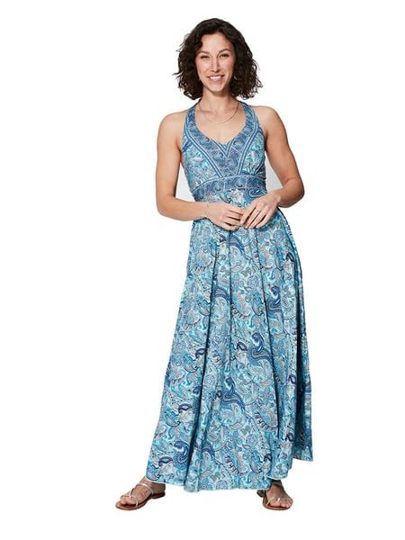 Ipanima Sukienka w kolorze błękitnym rozmiar: 34/36. Niebieskie sukienki damskie Ipanima, bez wzorów, klasyczne, bez kołnierzyka, bez ramiączek, maxi, rozkloszowane. Za 74.99 zł.