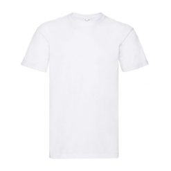 Koszulka Unisex Dla Dorosłych Super Premium. Niebieskie bluzki damskie Fruit of the Loom, l, bez wzorów, sportowe, bez kołnierzyka, bez ramiączek. Za 41.99 zł.