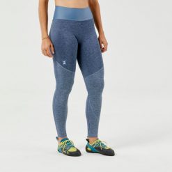 Legginsy wspinaczkowe damskie Simond Vertika. Niebieskie legginsy damskie SIMOND, s, bez wzorów, z elastanu. Za 79.99 zł.