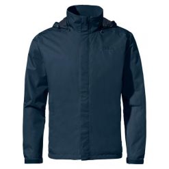 Kurtka przeciwdeszczowa męska Vaude Escape Light Jacket. Niebieskie kurtki męskie Vaude, m, bez wzorów, z materiału, bez kaptura. Za 417.99 zł.
