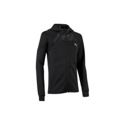 Bluza na zamek z kapturem do gimnastyki. Czarne bluzy z kapturem damskie Puma, z elastanu. Za 109.99 zł.