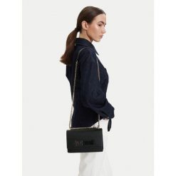 Torebka Just Cavalli. Czarne torebki klasyczne damskie Just Cavalli, bez wzorów, bez dodatków. Za 816.99 zł.