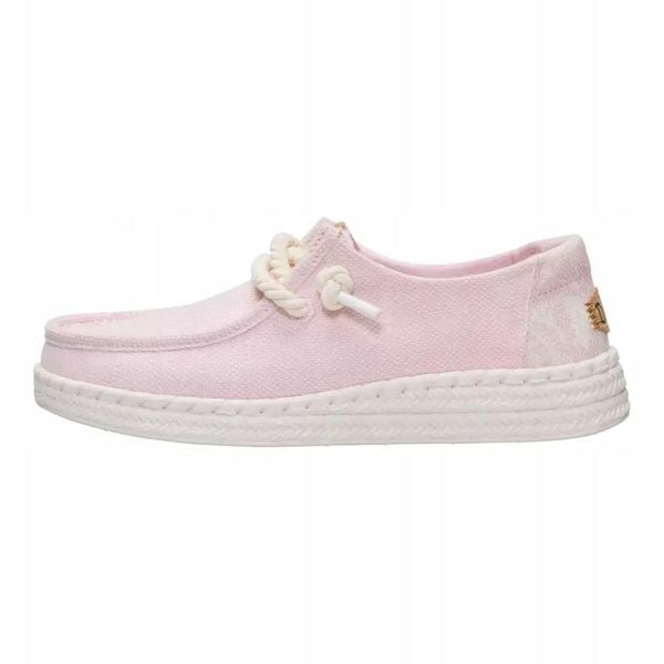 HEYDUDE Damskie Mokasyny Wendy Espadrille Hibiscus. Białe mokasyny damskie Hey dude, z materiału. Za 359.00 zł.