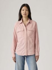 Levi's Koszula w kolorze jasnoróżowym rozmiar: M. Różowe koszule damskie Levi's, m, bez wzorów, bez kołnierzyka, bez ramiączek. Za 131.45 zł.