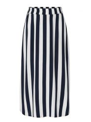 TATUUM Spódnica "Katia" w kolorze granatowo-białym rozmiar: 38. Niebieskie spódniczki damskie Tatuum, s, bez wzorów, z wiskozy, klasyczne, midi, proste. Za 113.45 zł.