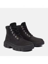 Timberland Skórzane botki "Greyfield" w kolorze czarnym rozmiar: 38,5. Czarne botki damskie Timberland, bez obcasa, bez zapięcia. Za 380.34 zł.