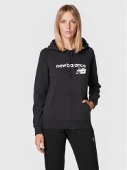 New Balance Bluza Classic Core Fleece WT03810 Czarny Relaxed Fit. Czarne bluzy bez kaptura damskie New Balance, s, z syntetyku. Za 149.99 zł.