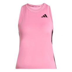 Damski tank top adidas Essentials 3-Stripes. Czarne topy sportowe damskie Adidas, xs, bez wzorów, z materiału, bez ramiączek. Za 135.00 zł.