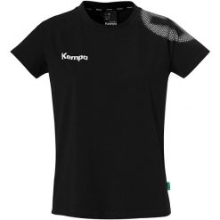 Koszulka damska Kempa Core 26. Czarne bluzki sportowe damskie KEMPA, xs, z materiału, bez kołnierzyka, bez ramiączek. Za 127.50 zł.