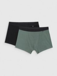 4F Bielizna bokserki (2-pack) męskie - multikolor XL. Bokserki męskie 4f, bez wzorów, z gumy. Za 79.99 zł.