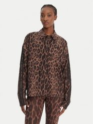 Adidas Kurtka przejściowa Seasonal Essentials Leopard Print JZ0297 Brązowy Loose Fit. Brązowe kurtki damskie Adidas, s, bez wzorów, z syntetyku, bez kaptura. Za 278.99 zł.