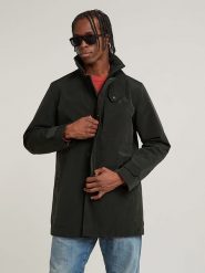 G-Star Płaszcz w kolorze czarnym rozmiar: XL. Czarne płaszcze męskie G-Star, xl, bez wzorów, retro. Za 435.11 zł.