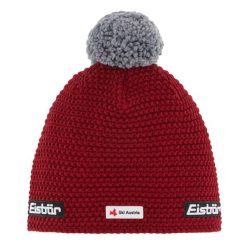 Czapka Eisbar Jamie Pompon MÜ SKA. Czerwone czapki męskie Eisbar, bez wzorów, z dzianiny, klasyczne. Za 192.41 zł.