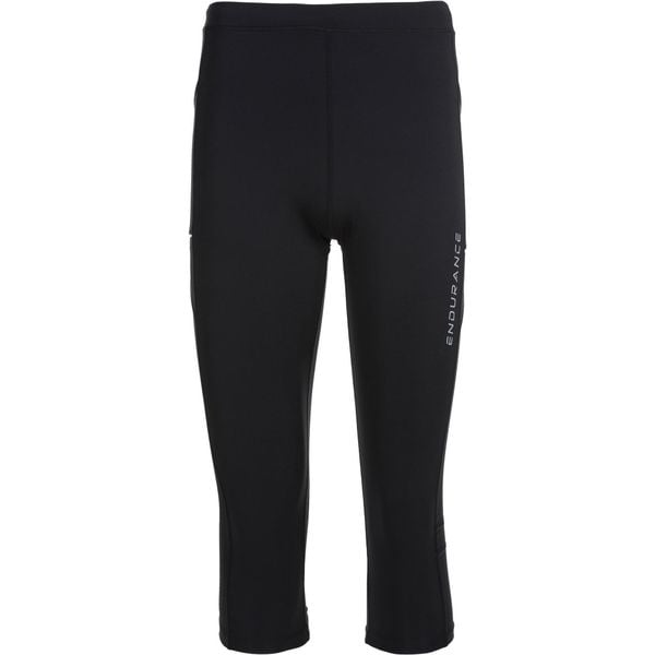 Legginsy o długości 3/4 Endurance Energy. Czarne spodnie sportowe męskie Endurance, z poliesteru. Za 175.50 zł.