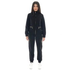 Kombinezon zimowy Damen, Stehkragen, Reißverschluss Leone 1947 Cargohose. Czarne kombinezony damskie LEONE 1947 APPAREL, na zimę, bez wzorów, z bawełny, sportowe, bez kołnierzyka, bez ramiączek. W wyprzedaży za 217.40 zł.