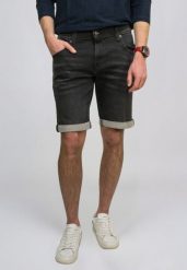 Męskie Szorty Mustang Style Chicago Shorts Z Denim Black 1016979 4000 881. Czarne szorty męskie Mustang, z denimu, bez kołnierzyka. Za 149.99 zł.