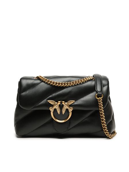 Pinko Torebka Love Classic Puff Cl AI 23-24 PLTT 100038 A0F2 Czarny. Czarne torebki klasyczne damskie Pinko, bez wzorów, ze skóry, bez dodatków. Za 1,779.00 zł.