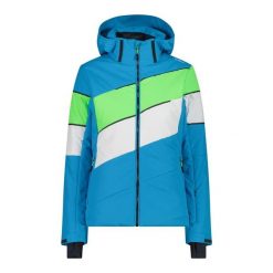 Kurtka damska narciarska CMP 32W0236. Niebieskie kurtki narciarskie i snowboardowe damskie CMP, l, bez wzorów, bez kaptura, narciarskie. Za 497.95 zł.