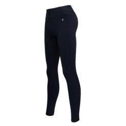 Damskie legginsy jeździeckie z pełną przyczepnością Kingsland Jalo. Niebieskie legginsy damskie KINGSLAND, m, bez wzorów. Za 387.00 zł.