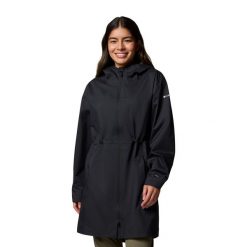 Kurtka softshell damska Columbia Weekend Adventure II Long Shell. Czarne kurtki damskie Columbia, xs, bez wzorów, z softshellu, bez kaptura. Za 589.99 zł.