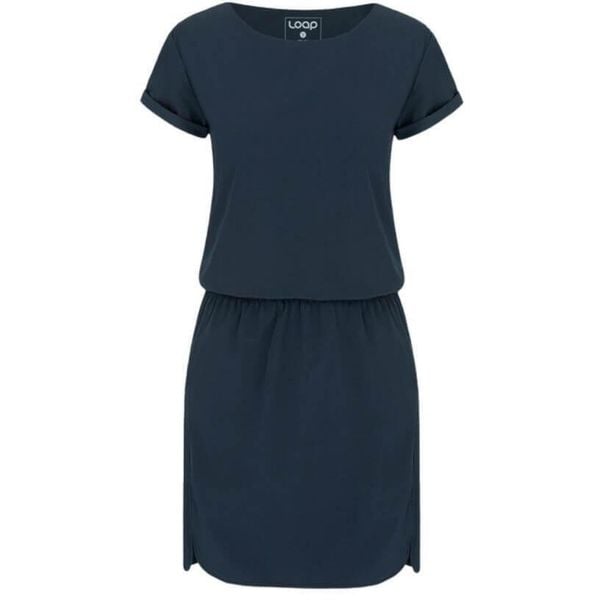 Sukienka sportowa damska LOAP Ubrina niebieska M. Niebieskie sukienki damskie LOLË, m, bez wzorów, sportowe, bez kołnierzyka, bez ramiączek, sportowe. Za 183.99 zł.