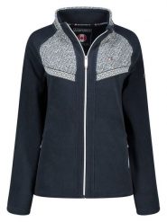 ANAPURNA Kurtka polarowa "Urithana" w kolorze granatowym rozmiar: M. Niebieskie kurtki damskie ANAPURNA, m, bez wzorów, z polaru, bez kaptura. Za 160.96 zł.