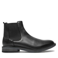 Sztyblety Josef Seibel. Czarne sztyblety męskie Josef Seibel, bez zapięcia. Za 399.99 zł.
