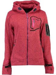 Geographical Norway Kurtka polarowa "Telectra" w kolorze koralowym rozmiar: M. Różowe kurtki damskie Geographical Norway, m, z aplikacjami, z polaru, bez kaptura. Za 134.85 zł.