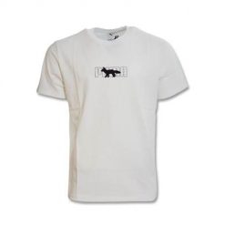Koszulka sportowa męska Puma X Maison Kitsune. Białe t-shirty sportowe męskie Puma, l, bez ramiączek, na fitness i siłownię. Za 227.65 zł.