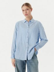 Vero Moda Koszula Linn 10305085 Niebieski Relaxed Fit. Niebieskie koszule damskie Vero Moda, xl, bez wzorów, z wiskozy, bez kołnierzyka, bez ramiączek. Za 189.99 zł.