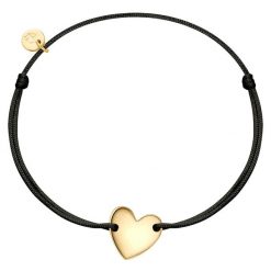 Glanzstücke München Bransoletka Serce Tkanina Żółte złoto Bransoletki 1 ct Damski. Żółte bransoletki damskie Glanzstücke München, pozłacane. Za 169.99 zł.