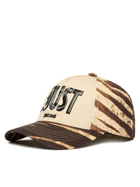 Just Cavalli Czapka z daszkiem 80RAZK80 ZG318 Beżowy ciemny. Brązowe czapki z daszkiem damskie Just Cavalli, bez wzorów, z bawełny. Za 198.99 zł.