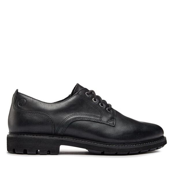 Półbuty Clarks. Czarne buty wizytowe męskie Clarks, bez zapięcia. Za 429.99 zł.