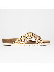 BAYTON Klapki "Elche" ze wzorem rozmiar: 39. Klapki damskie Bayton, bez wzorów, bez obcasa. Za 86.99 zł.