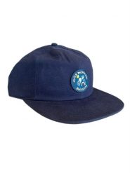 Czapka z daszkiem męska Quiksilver Javier. Niebieskie czapki męskie Quiksilver, na wiosnę, bez wzorów, z bawełny. Za 53.49 zł.