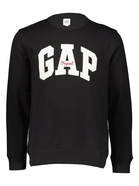 GAP Bluza w kolorze czarnym rozmiar: L. Czarne bluzy bez kaptura damskie GAP, l. Za 117.45 zł.