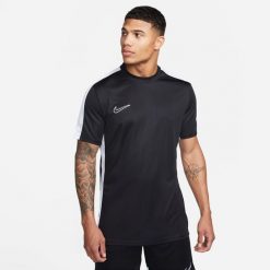 Koszulka treningowa męska Nike DF Academy 23. Niebieskie t-shirty sportowe męskie Nike, m, z poliesteru, bez ramiączek, do piłki nożnej. Za 157.00 zł.