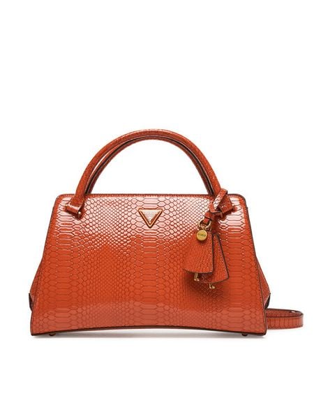 Guess Torebka Annita HWKB94 99060 Miedziany. Brązowe torebki klasyczne damskie Guess, z aplikacjami, ze skóry, bez dodatków. Za 469.99 zł.