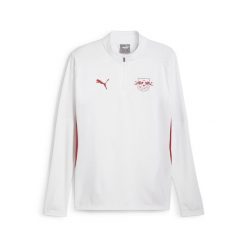 Męska bluza treningowa z zamkiem 1/4 RB Leipzig PUMA White Club Red. Białe bluzy z kapturem męskie Puma, m. Za 300.41 zł.