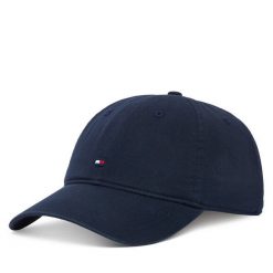Czapka z daszkiem Tommy Hilfiger. Niebieskie czapki męskie Tommy Hilfiger, bez wzorów. Za 169.99 zł.