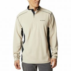 Bluza polarowa męska Columbia Klamath Range II Half Zip. Brązowe bluzy bez kaptura męskie Columbia, m, z polaru. Za 109.99 zł.