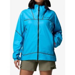 Kurtka przeciwdeszczowa damska Columbia Cassiar Pro ODX Shell. Niebieskie kurtki damskie Columbia, bez wzorów, bez kaptura. Za 1,110.99 zł.