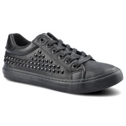 Czarne Trampki Big Star Buty Damskie Ze Skóry. Czarne trampki i tenisówki damskie Big Star, z aplikacjami, ze skóry ekologicznej. Za 89.99 zł.
