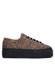 Superga Tenisówki 3790 Platform S8145YW Brązowy. Brązowe trampki i tenisówki damskie Superga, bez wzorów, z materiału. Za 299.99 zł.