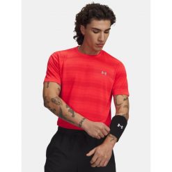 Koszulka do biegania męska Under Armour Velociti. Czerwone t-shirty sportowe męskie Under Armour, m, bez ramiączek, do biegania. Za 169.99 zł.