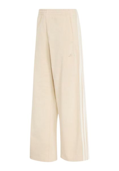Spodnie Adidas Sport W Ak 3S Wd Pt Damskie. Brązowe spodnie materiałowe damskie Adidas, bez wzorów, z bawełny, sportowe. Za 374.99 zł.