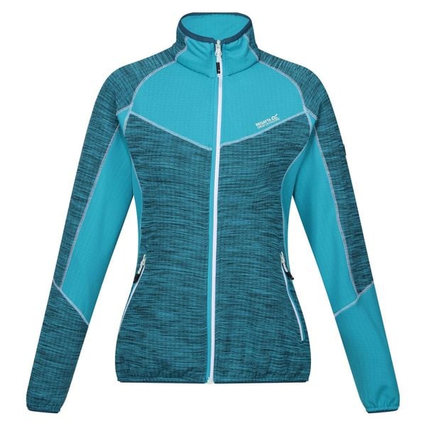 Bluza Polarowa Damska Pełen Suwak Hepley II. Niebieskie bluzy bez kaptura damskie Regatta, z polaru. Za 72.99 zł.