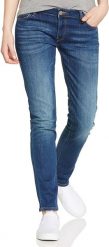SPODNIE DAMSKIE LEE JADE SEASONAL BLUE MOUNTAINS L314PCIC. Niebieskie spodnie materiałowe damskie Lee, bez wzorów, z denimu. W wyprzedaży za 79.99 zł.
