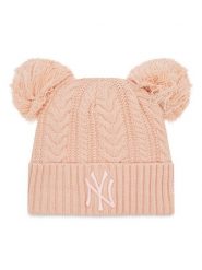 New Era Czapka New York Yankees Double Pom 60284835 Różowy. Czerwone czapki zimowe damskie New Era, z materiału. Za 159.99 zł.
