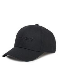 TWINSET Czapka z daszkiem 251TA4280 Czarny. Czarne czapki z daszkiem damskie Twinset, bez wzorów, z bawełny. Za 199.99 zł.